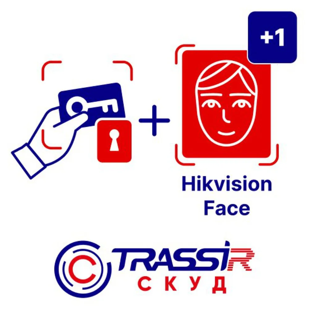 TRASSIR TRASSIR СКУД+1 HikVision Face TRASSIR TRASSIR СКУД+1 HikVision Face